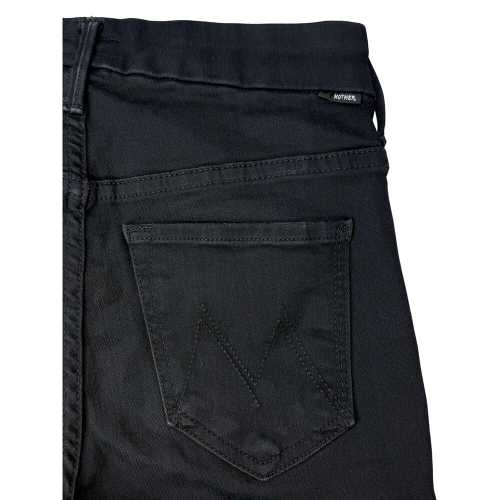 MOTHER High Waist Looker Jean In Not Guilty Black Size 24 Made In USA - Picture 9 of 9